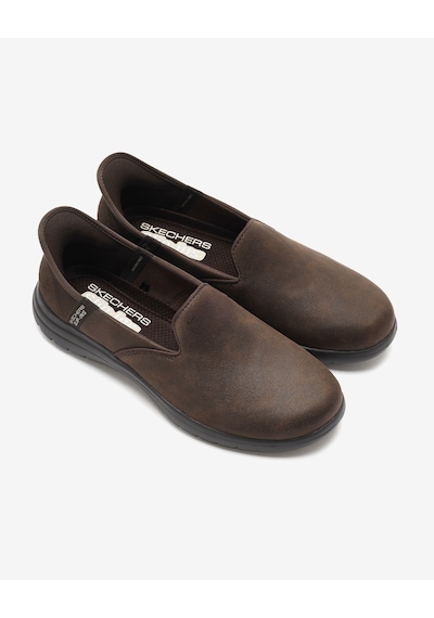 Skechers On-the-go Flex - Captıvatıng Kadın Kahverengi Yürüyüş Ayakkabısı 136544 Choc Kahverengi