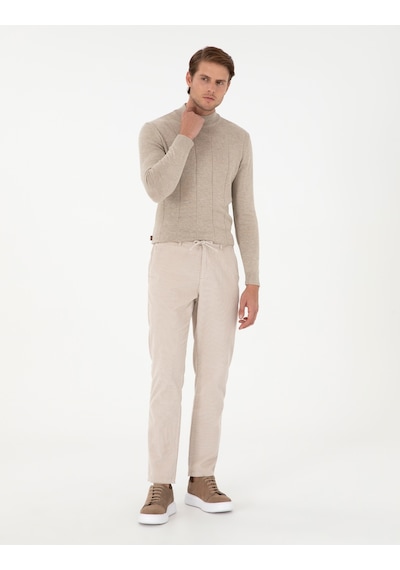 Pierre Cardin Erkek Bej Pantolon Kanvas-chino 50295927-vr011 Bej