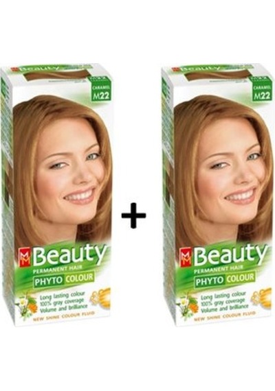 Mm Beauty Bitksel Saç Boyası Açık Kumral,Karamel - M22 - 2 Adet (457307140)