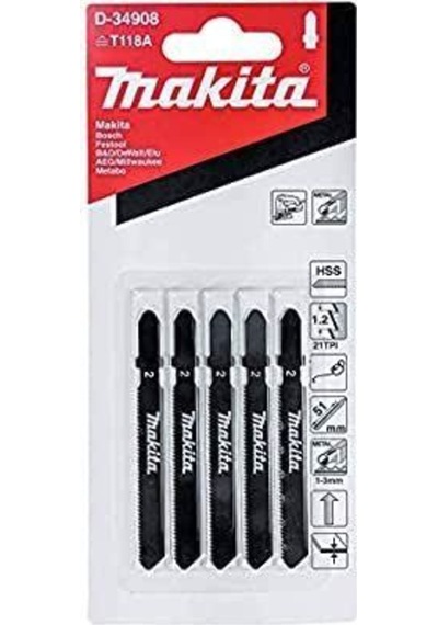 Makita D-34908 Dekupaj Bıçağı B-22 Eşdeğeri Alüminyum Metal