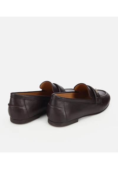 Hotiç Kadın Deri Kahverengi Yumuşak Dokulu Klasik Loafer
