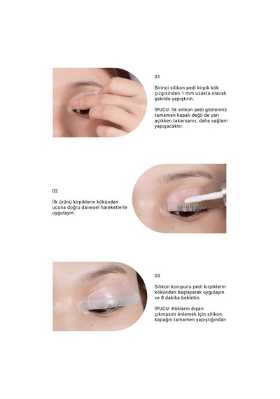 Evde Profesyonel Kirpik Lifting Ve Perma Seti - Self Lash Perm Kit 000000