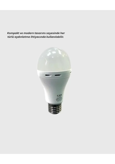 Ev Ve İş Yeri İçin Şarjlı Led Ampul Çok Renkli