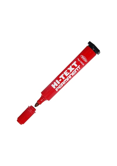 Hi Text 830 Permanet Marker Yuvarlak Kırmızı