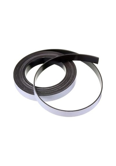 Dünya Magnet 2 Metre Yapışkanlı Şerit Mıknatıs Magnet Mıknatısı, Yapışkan Kalitesi, 2 Metre Uzunluk, En 20mm