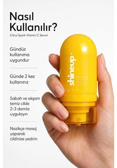 Citrus Spark C Vitamini Serum 30 Ml Aydınlatıcı, Nemlendirici Serum
