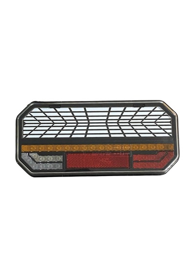 Wolfram 12v-30v Stop Lambası Ledli 6 Fonksiyonlu 235 110 Mm Sağ E9