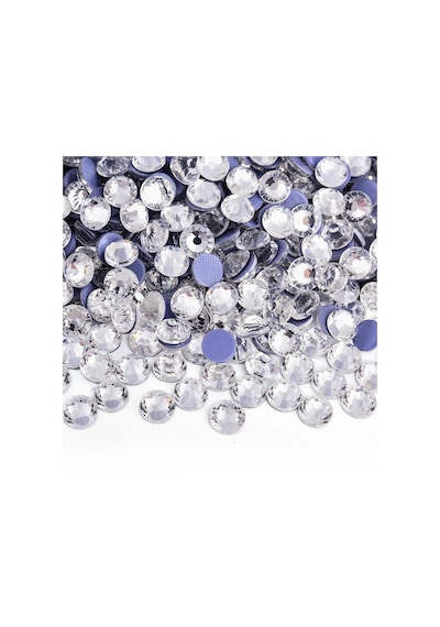 Gymo Premium Kalite Altı Düz Ütü İle Yapışan Hotfix Kristal Taş Ss34 7.1-7.3mm Crystal 288 Adet