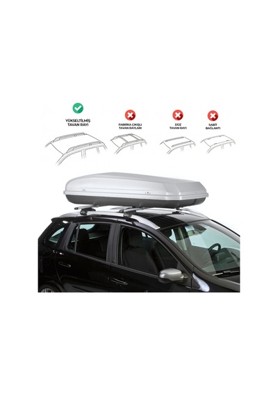Citroen Berlingo Ara Atkı Siyah- Bold Bar V1 2 Parça 2019-2023