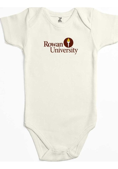 Zepplin Giyim Rowan University Logo Text Pembe Bebek Body Zıbın