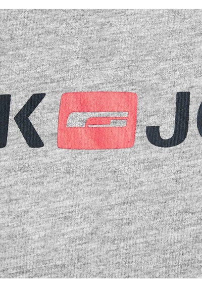 Jack & Jones Jack Jones Logo Crew Neck Noos Erkek Tişört 12137126 Gri