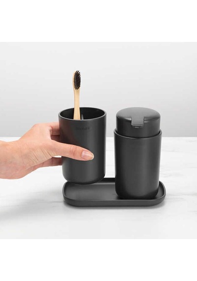 Brabantia Renew 3 Parça Banyo Seti Dark Grey 280368 Diğer