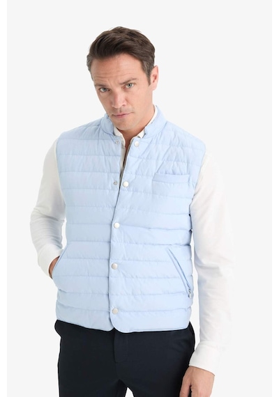 DeFacto Slim Fit Dar Kesim Çıtçıt Kapamalı Kaz Tüyü Yelek E6420AX25SPBE196