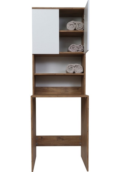 Çamaşır Makinesi Dolabı Beyaz/Atlantik Çam 193X67X62 Cm Beyaz - Atlantik Çam Çamaşır Makinesi Dolabı Beyaz/Atlantik Çam 193X67X62 Cm Beyaz - Atlantik Çam