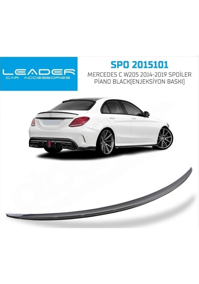 Spoiler Parlak Siyah Mercedes C W205 2014 2019 2015101 Sunplex