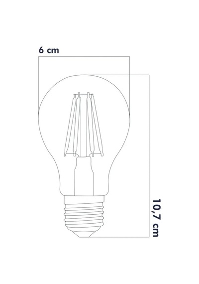 Led Ampul, 6w, E27, 6500k Beyaz Işık, A60, 3 Adet Diğer