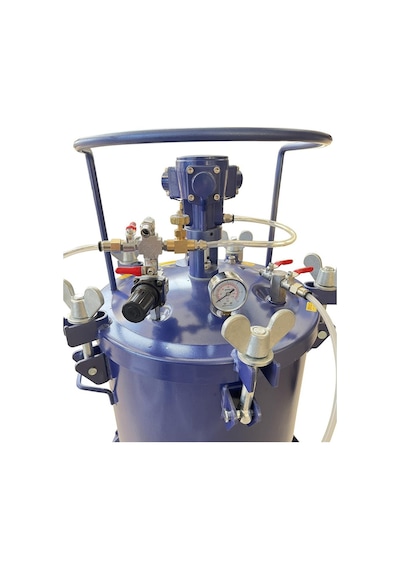 20 Lt Otomatik Karıştırıcılı Teflon Kaplı Basınçlı Boya Tankı