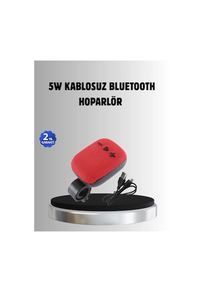 Taşınabilir Bluetooth Hoparlör 5w Güçlü Ses, Tws Ve Fm Radyo Özellikli