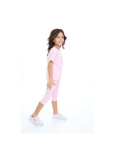 Toontoy Kids Toontoy Kız Çocuk Shıne On Baskılı Kaprili Takım Pembe