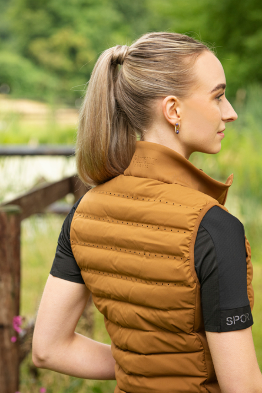 Pikeur Sports Lüks Hybrid 7003 Kadın Yelek Kahverengi