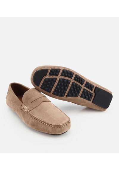 Hotiç Erkek Süet Deri Bej Rahat Günlük Loafer 02ayh319950a300 02ayh319950a300