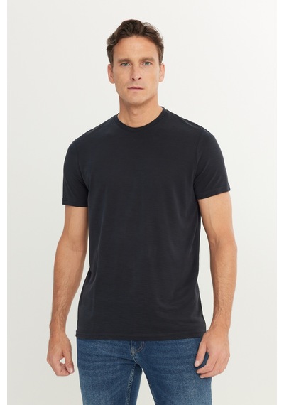 AC&Co / Altınyıldız Classics Erkek Antrasıt Yumuşak Dokulu Slim Fit Dar Kesim Bisiklet Yaka Tişört Antrasit AC&Co / Altınyıldız Classics Erkek Antrasıt Yumuşak Dokulu Slim Fit Dar Kesim Bisiklet Yaka Tişört Antrasit