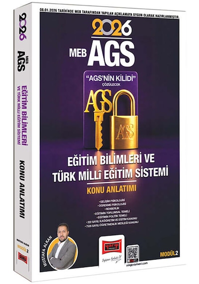 Yargı 2026 Meb Ags Anahtarı Eğitim Bilimleri Ve Türk Milli Eğitim Sistemi Konu Anlatımı Modül 2