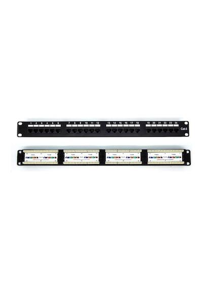 24 Port Cat6 Patch Panel 24 Port Ethernet Panel