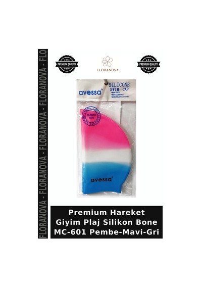 Premium Hareket Giyim Plaj Silikon Bone Mc-601 Pembe-mavi-gri Pembe - Mavi