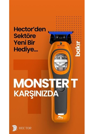 Hector Tıraş Makinesi Monster T Turuncu