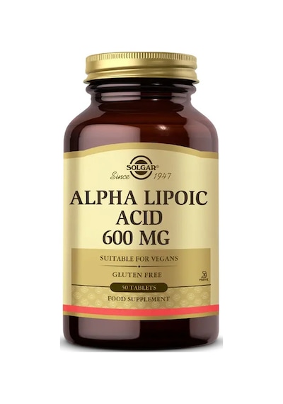 Solgar Alpha Lipoic Acid 600 Mg 50 Tablet