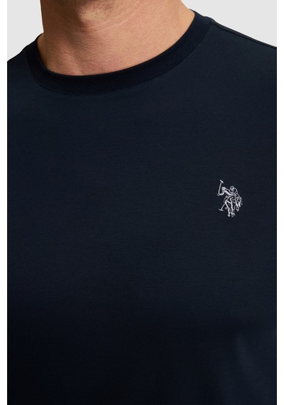 U.s. Polo Assn. Erkek Koyu Lacivert Tişört Basic 50324944-vr100