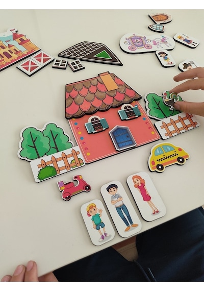 35 Parça Ahşap Hayal Dünyam Puzzle