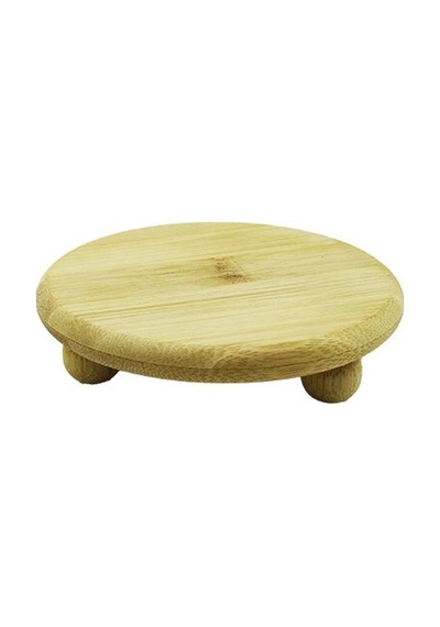 Bamboo Bambu Sunum Tabak Ayaklı 11x11cm 5468 Çok Renkli