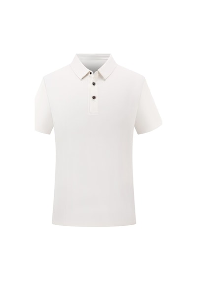 New Performance Premium Polo T-shirt 67.1% Nylon 22.0% Pamuk 10.9% Spandex Beyaz