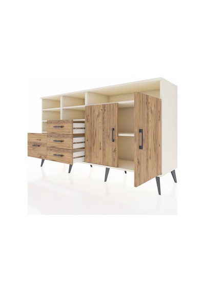 Kronos Konsol 7 Raflı 4 Çekmeceli 2 Kapaklı 176x59x99 Aytaşı-çam Atlas Çam - Aytası Kronos Konsol 7 Raflı 4 Çekmeceli 2 Kapaklı 176x59x99 Aytaşı-çam Atlas Çam - Aytası