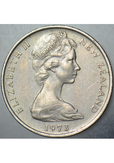 Yeni Zelanda 10 Cent 1973.