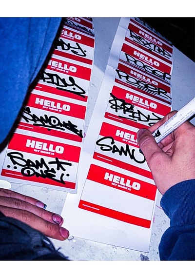 Akdesen Hello My Name İs Sticker 15'li 1