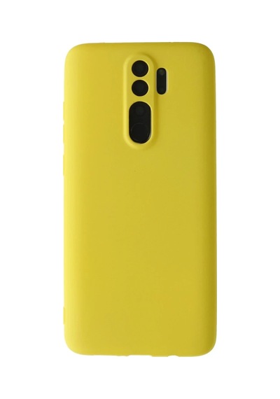 Xiaomi Redmi Note 8 Pro Kılıf First Silikon - Sarı -