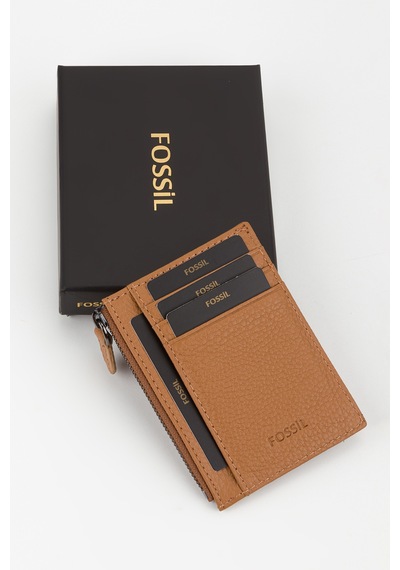 Fossil %100 Hakiki Deri El Portföyü Kartlık Camel Camel