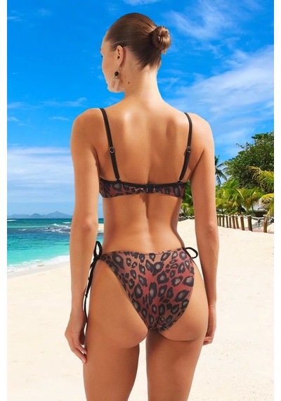 Ersefa Tasarım Bikini Takımı Plaj Ve Havuz İçin Uv Korumalı Premium Kali Çok Renkli