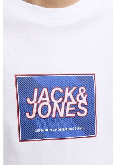 Jack & Jones Junior Jack&jones Junıor Erkek Çocuk Tişört 12289914 BEYAZ