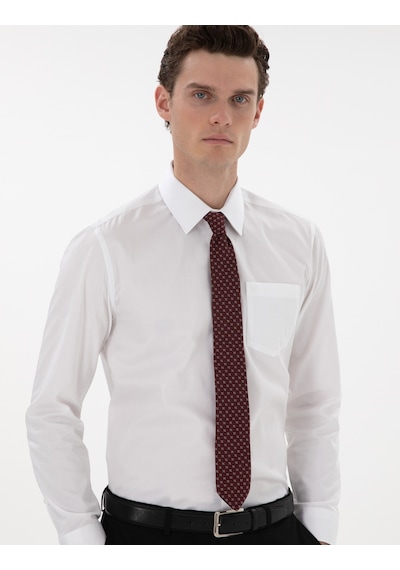 Pierre Cardin Erkek Beyaz Gömlek Basic 50302972-vr013 Beyaz