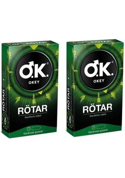 Okey Prezervatif Rötar 2'li Paket (20 Adet)