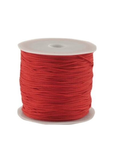 Paraşüt - Bileklik Ipi Kırmızı 100 Mt 0,8 Mm