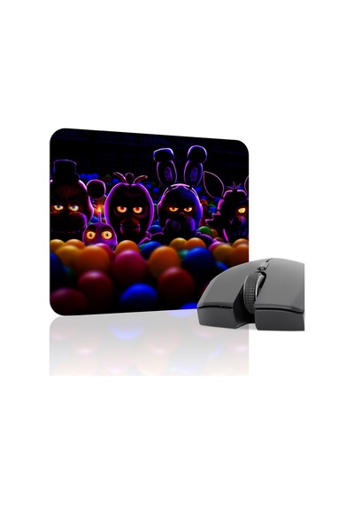 Five Nights At Freddy's Dikişli Kauçuk Oyuncu Mousepad V3 - 22x18 Gaming Mouse Pad