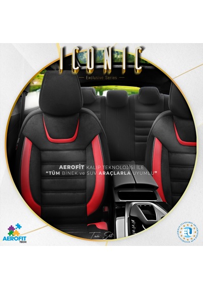 Otom Iconic Design Ekstra Destekli Oto Koltuk Kılıfı 550061877