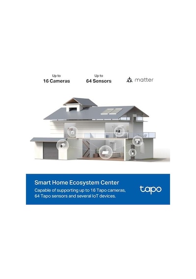 Tp-lınk 16kanal Tapo H500 Yapay Zeka Home Base Kablosuz Ip Kayıt Cihazı