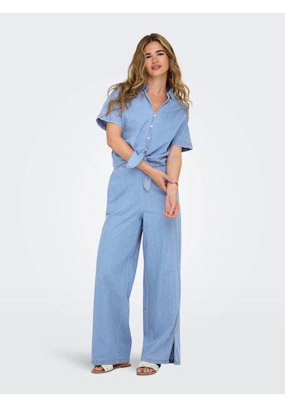 Only Onlnova Azure Chiara Kadın Denim Pantolon 15343011 Açık Mavi