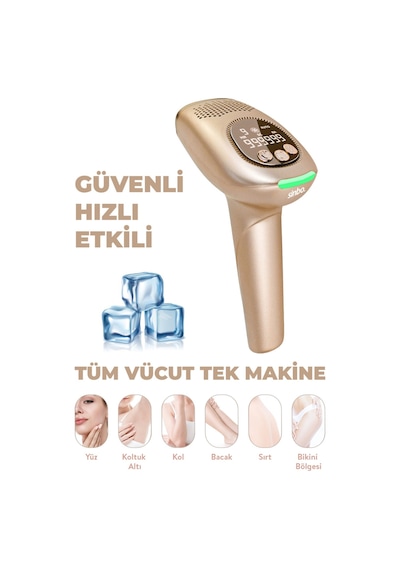 Sinbo Sel - 6044 Lazer Epilatör Gold